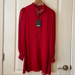 Reformation Red Cherry Dress